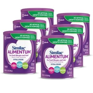 New Similac Alimentum - 6 cans